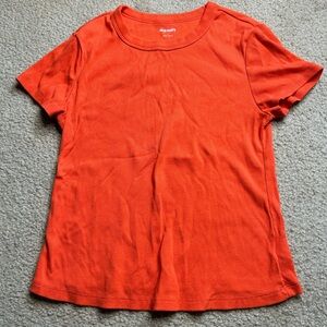 Old Navy Women's Snug Orange Tee Large